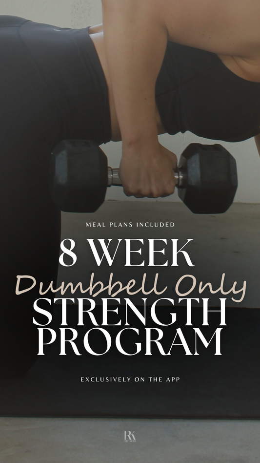 8 WEEK ONLINE STRENGTH PROGRAM // DUMBBELLS ONLY